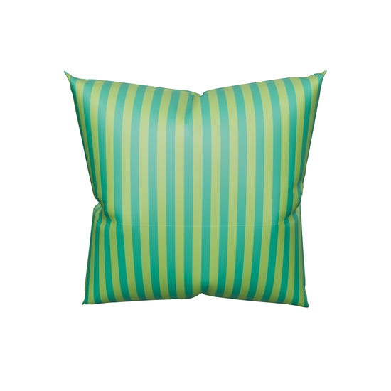 Pillow or Lumbar Bar Pillow Braniff Alexander Girard Aircraft Interior Design 1965 Green Green Stripe