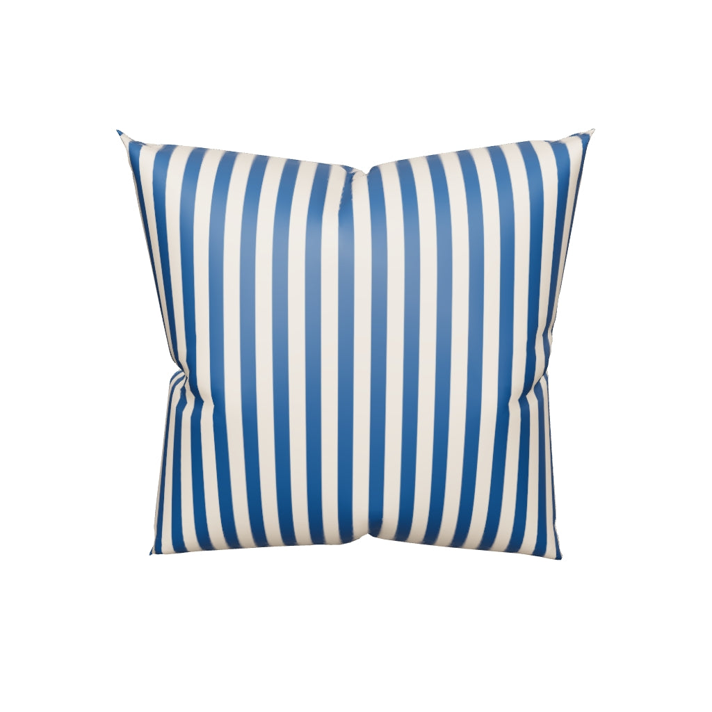Pillow or Lumbar Bar Pillow Braniff Alexander Girard Aircraft Interior Design 1965 Navy Cream
