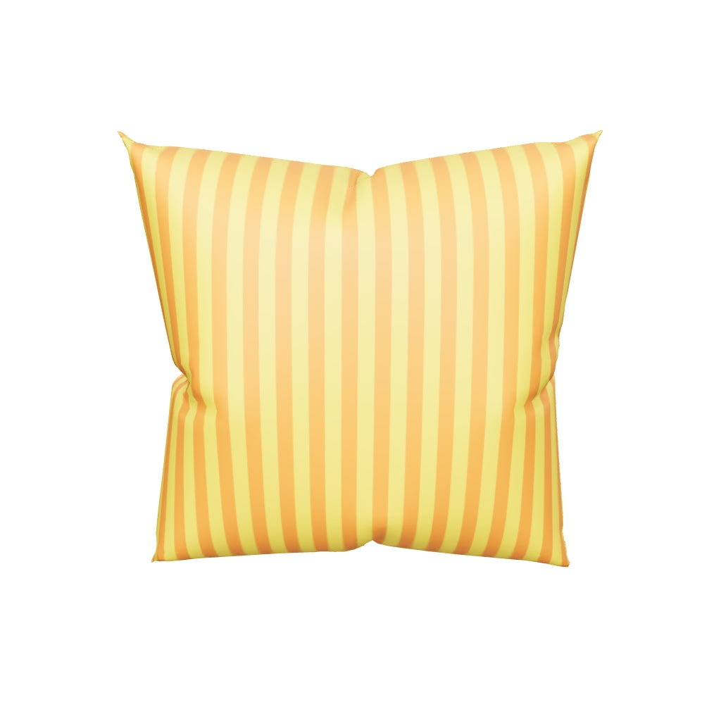 Pillow or Lumbar Bar Pillow Braniff Alexander Girard Aircraft Interior Design 1965 Orange Yellow Stripe