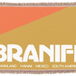 Throw Blanket 727 Braniff Place Two Tone Orange