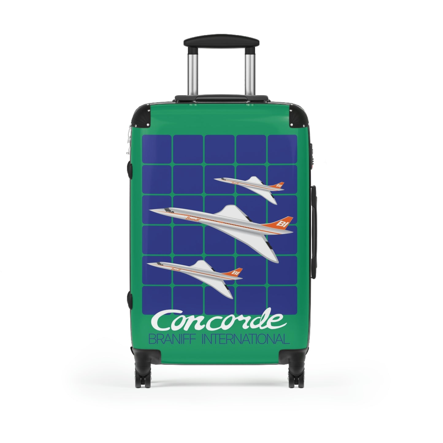 Braniff Ultra Space Jet Luggage Suitcase Concorde Green