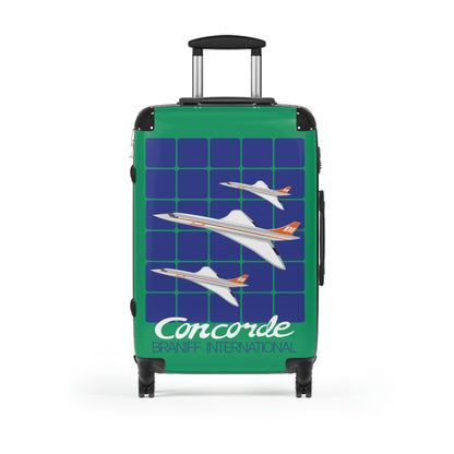 Braniff Ultra Space Jet Luggage Suitcase Concorde Green