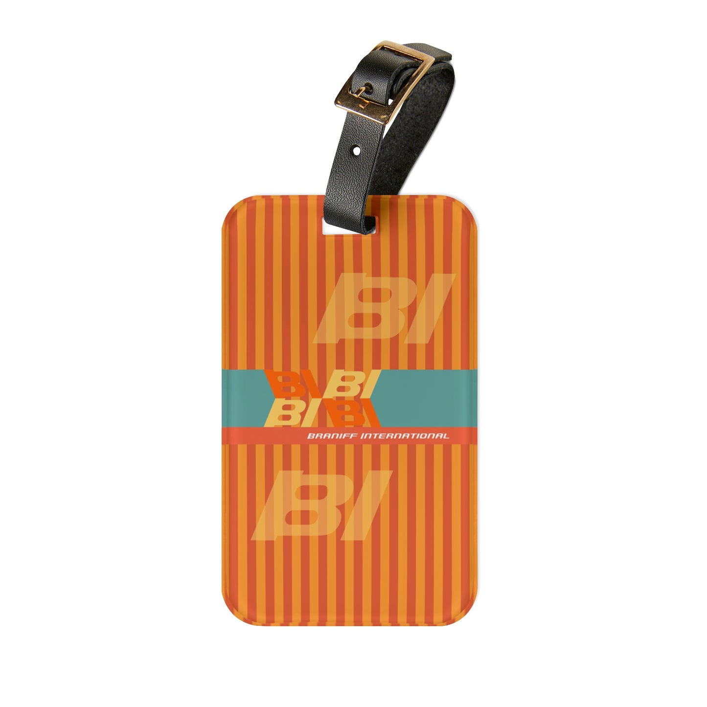 Braniff Ultra Space Jet Luggage Suitcase Tag Alexander Girard Braniff Design