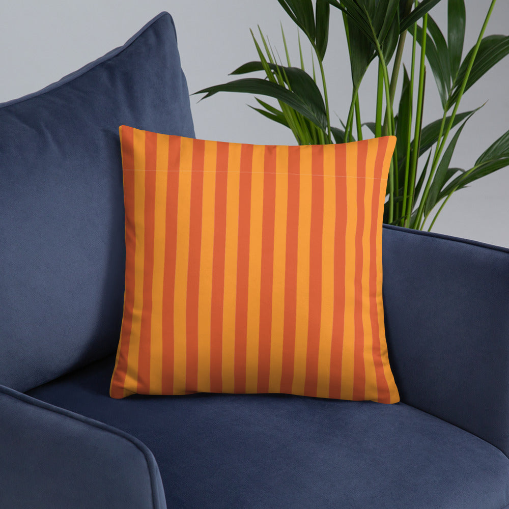 Pillow or Lumbar Bar Pillow Braniff Alexander Girard Aircraft Interior Design 1965 Orange Orange