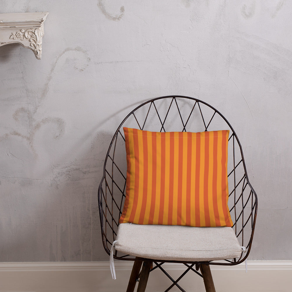Pillow or Lumbar Bar Pillow Braniff Alexander Girard Aircraft Interior Design 1965 Orange Orange