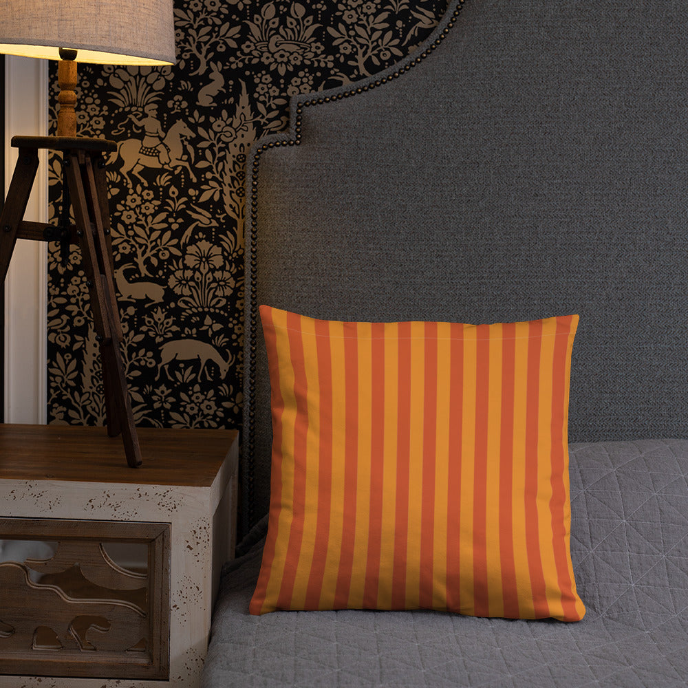 Pillow or Lumbar Bar Pillow Braniff Alexander Girard Aircraft Interior Design 1965 Orange Orange