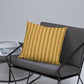 Pillow or Lumbar Bar Pillow Braniff Alexander Girard Aircraft Interior Design 1965 Cream Green Stripe