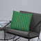 Pillow or Lumbar Bar Pillow Braniff Alexander Girard Aircraft Interior Design 1965 Green Green Stripe