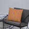 Pillow or Lumbar Bar Pillow Braniff Alexander Girard Aircraft Interior Design 1965 Rusty Cream Stripe