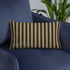 Pillow or Lumbar Bar Pillow Braniff Alexander Girard Aircraft Interior Design 1965 Black Cream