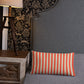 Pillow or Lumbar Bar Pillow Braniff Alexander Girard Aircraft Interior Design 1965 Watermelon Cream