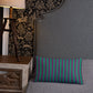 Pillow or Lumbar Bar Pillow Braniff Alexander Girard Aircraft Interior Design 1965 Purple Green