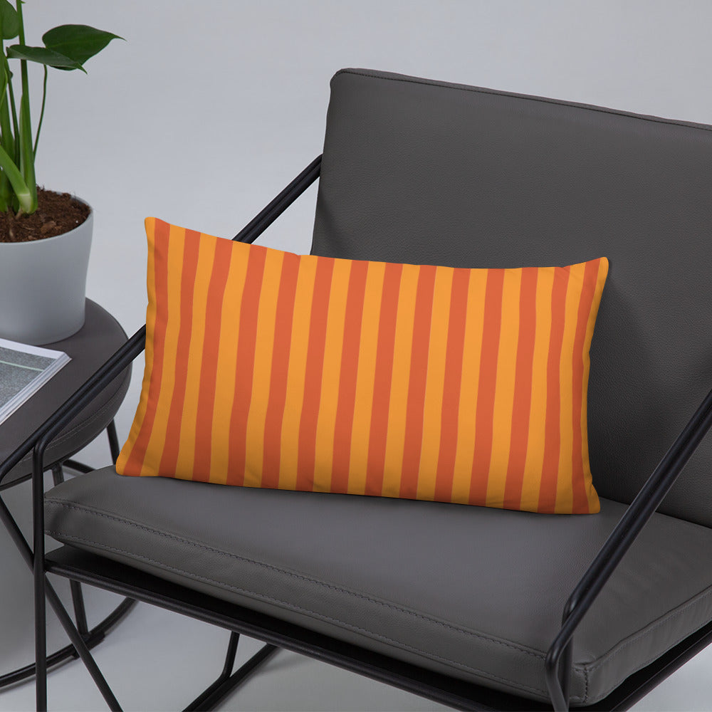 Pillow or Lumbar Bar Pillow Braniff Alexander Girard Aircraft Interior Design 1965 Orange Orange