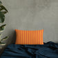 Pillow or Lumbar Bar Pillow Braniff Alexander Girard Aircraft Interior Design 1965 Orange Orange