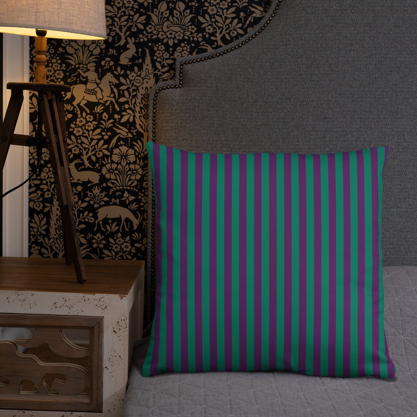 Pillow or Lumbar Bar Pillow Braniff Alexander Girard Aircraft Interior Design 1965 Purple Green