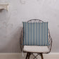 Pillow or Lumbar Bar Pillow Braniff Alexander Girard Aircraft Interior Design 1965 Navy Cream