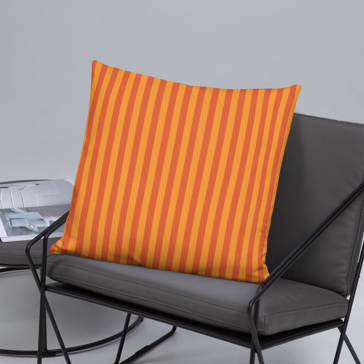 Pillow or Lumbar Bar Pillow Braniff Alexander Girard Aircraft Interior Design 1965 Orange Orange