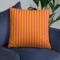 Pillow or Lumbar Bar Pillow Braniff Alexander Girard Aircraft Interior Design 1965 Orange Orange
