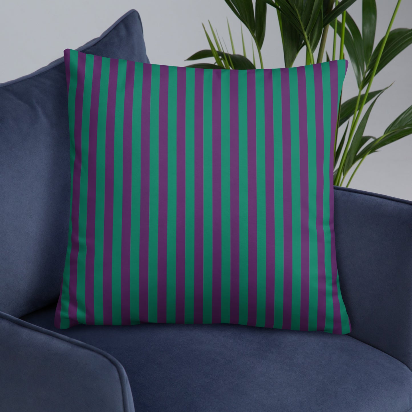 Pillow or Lumbar Bar Pillow Braniff Alexander Girard Aircraft Interior Design 1965 Purple Green