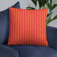 Pillow or Lumbar Bar Pillow Braniff Alexander Girard Aircraft Interior Design 1965 Watermelon Orange Stripe