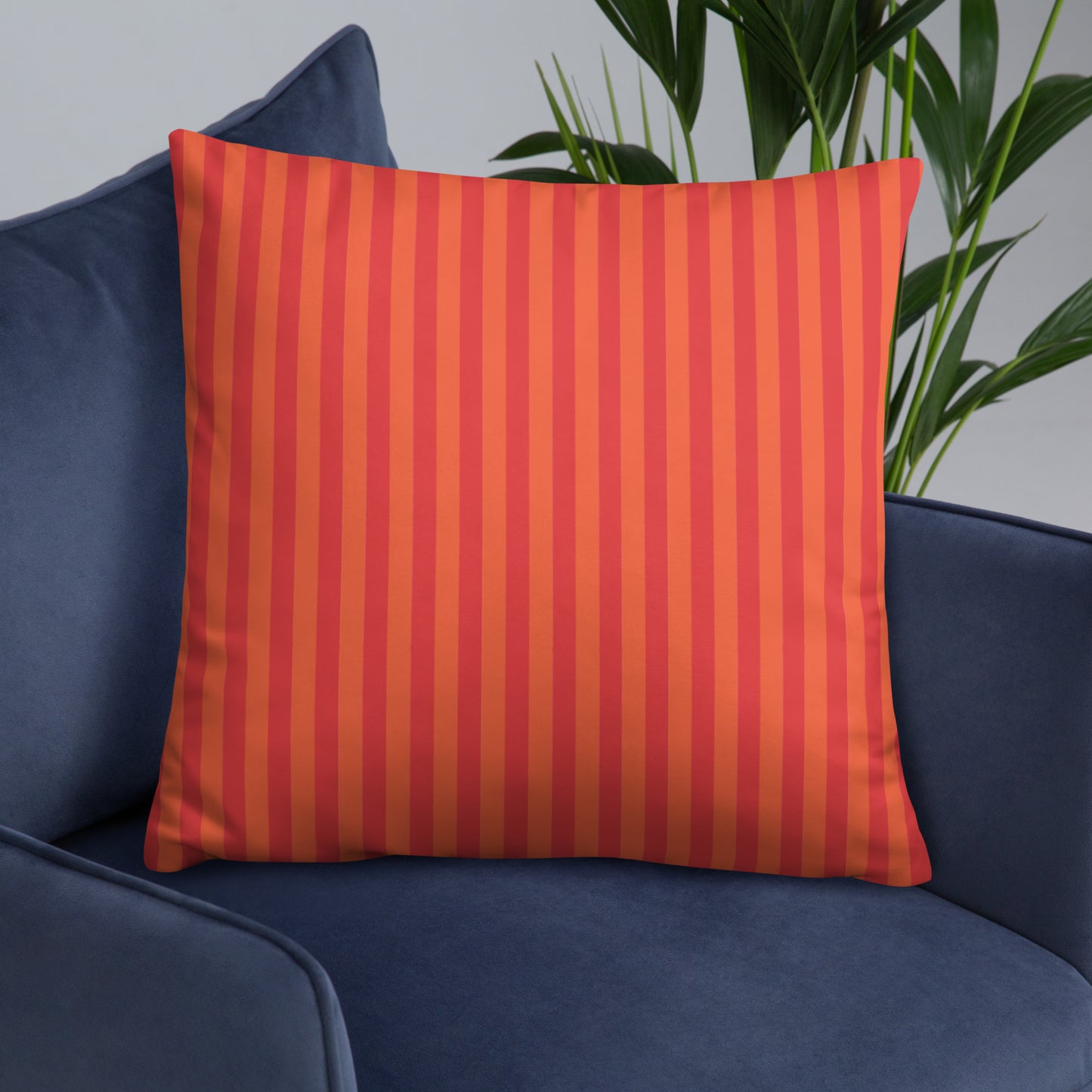 Pillow or Lumbar Bar Pillow Braniff Alexander Girard Aircraft Interior Design 1965 Watermelon Orange Stripe