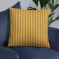 Pillow or Lumbar Bar Pillow Braniff Alexander Girard Aircraft Interior Design 1965 Cream Green Stripe