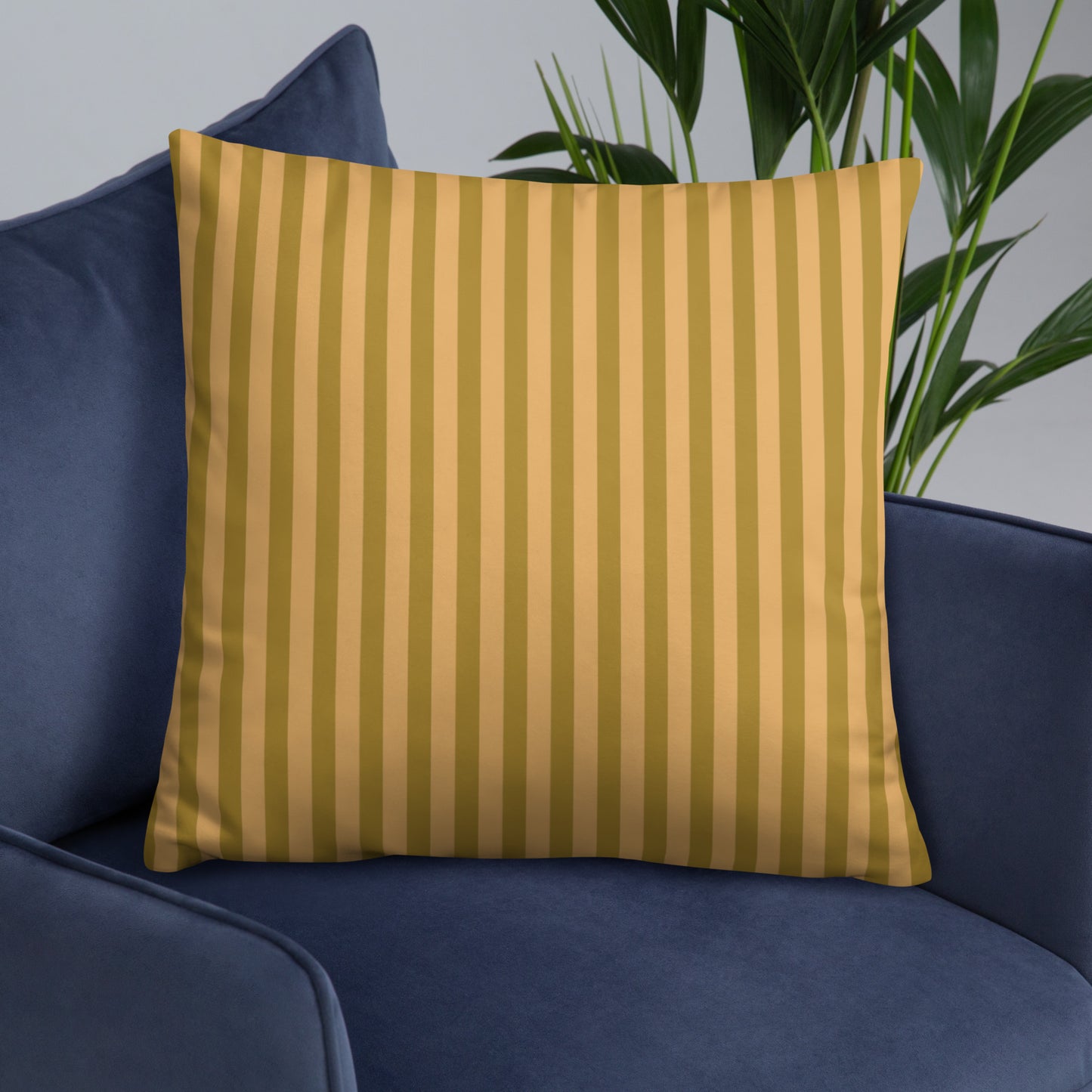 Pillow or Lumbar Bar Pillow Braniff Alexander Girard Aircraft Interior Design 1965 Cream Green Stripe