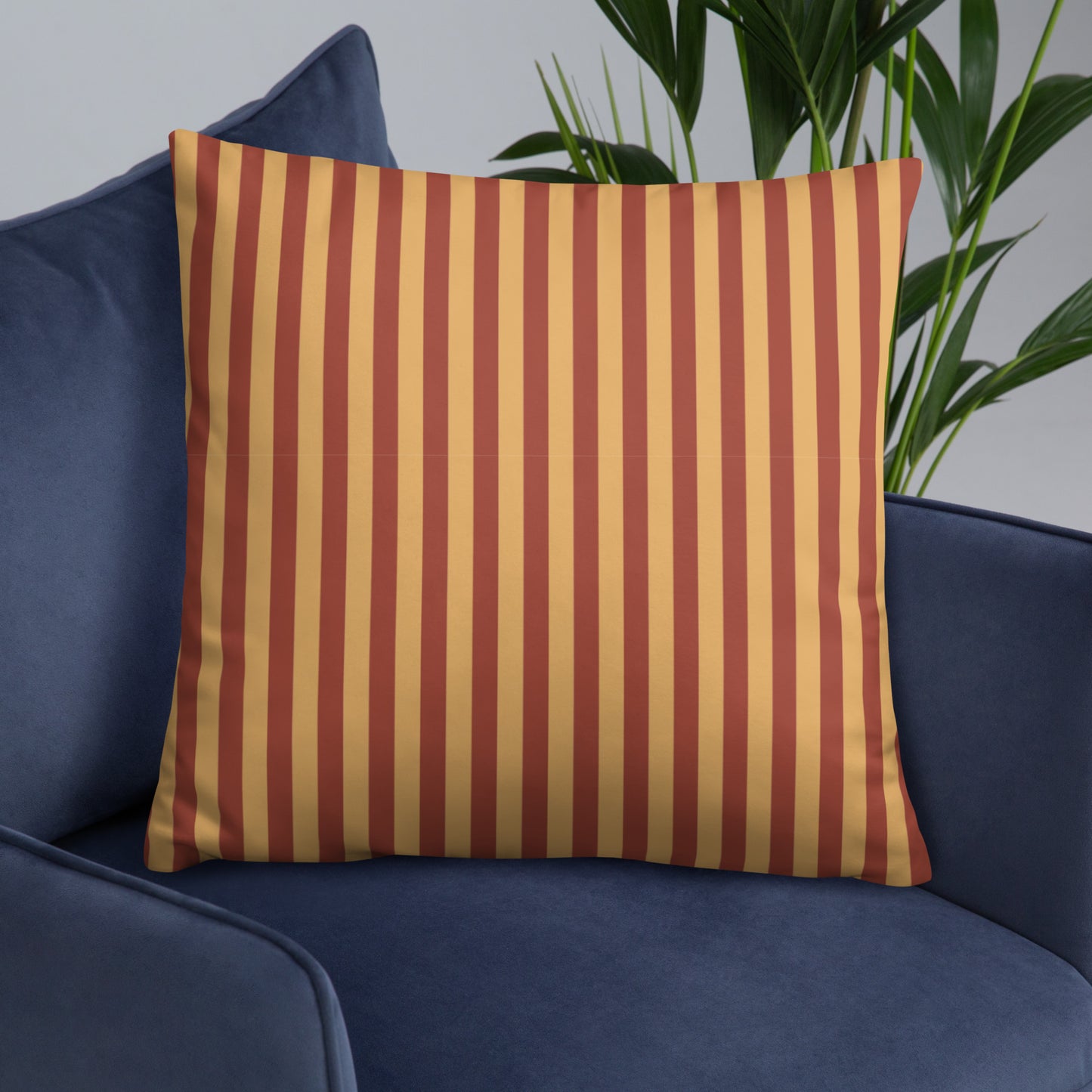 Pillow or Lumbar Bar Pillow Braniff Alexander Girard Aircraft Interior Design 1965 Rusty Cream Stripe