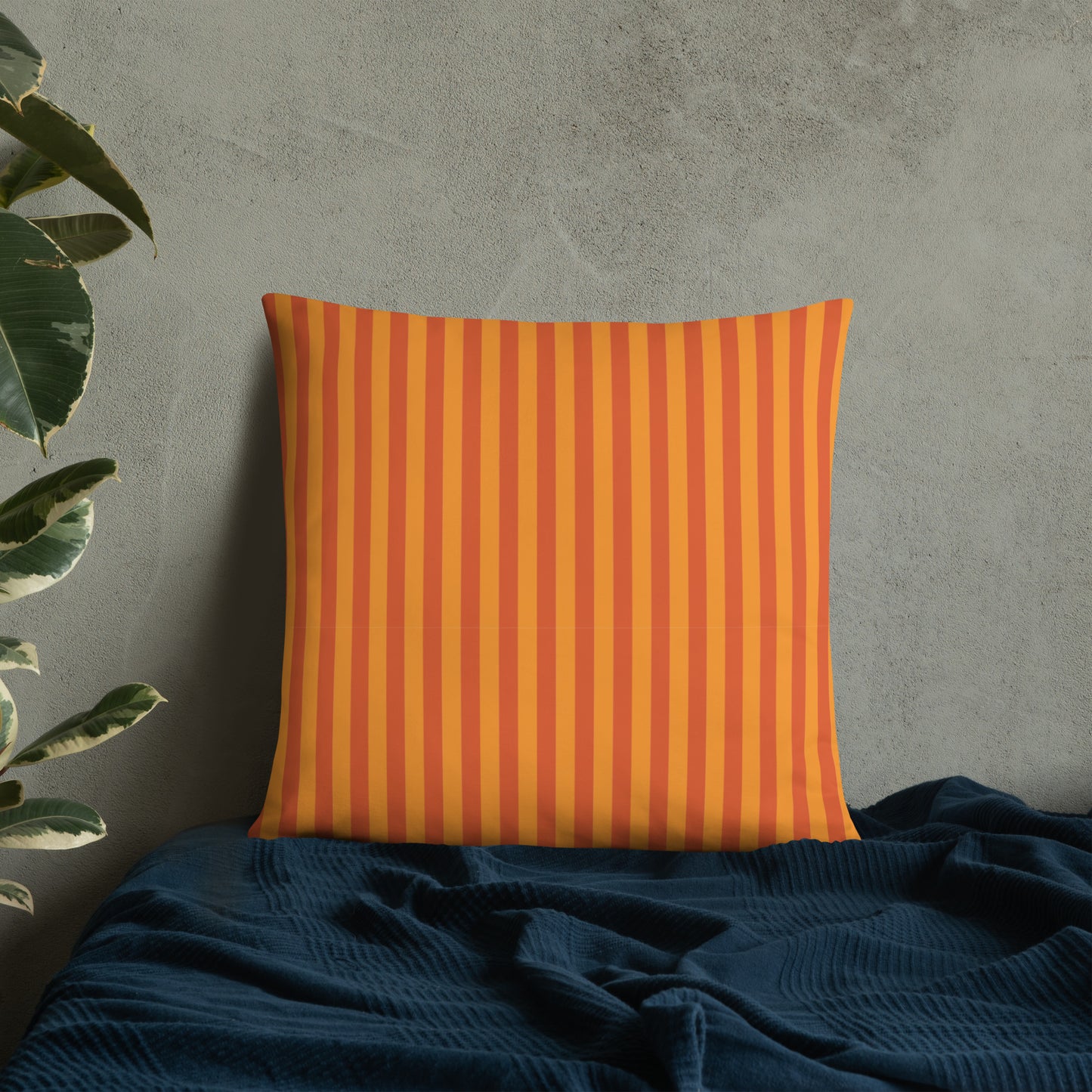 Pillow or Lumbar Bar Pillow Braniff Alexander Girard Aircraft Interior Design 1965 Orange Orange