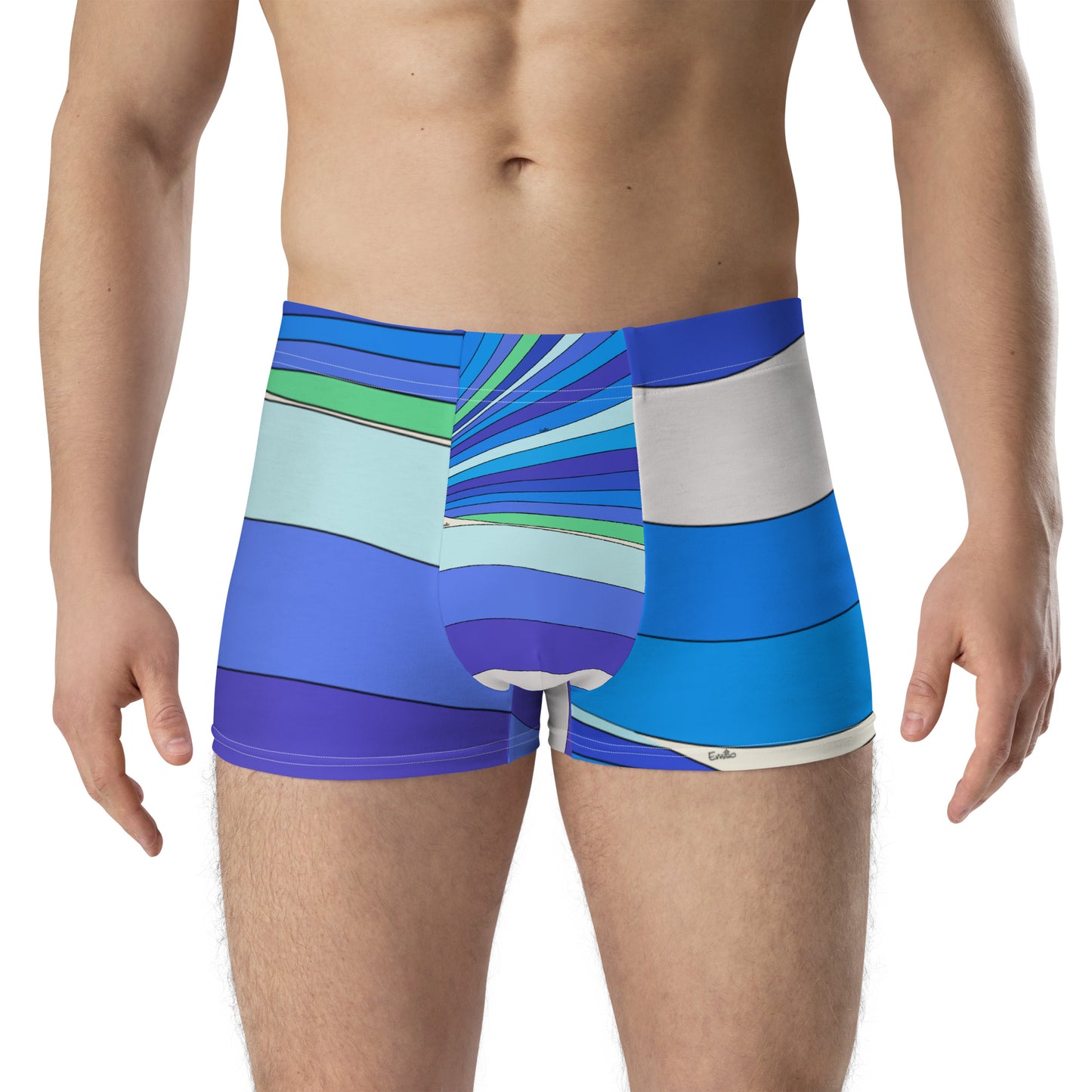 Boxer Briefs Underwear Braniff Pucci Design 1972 Mens