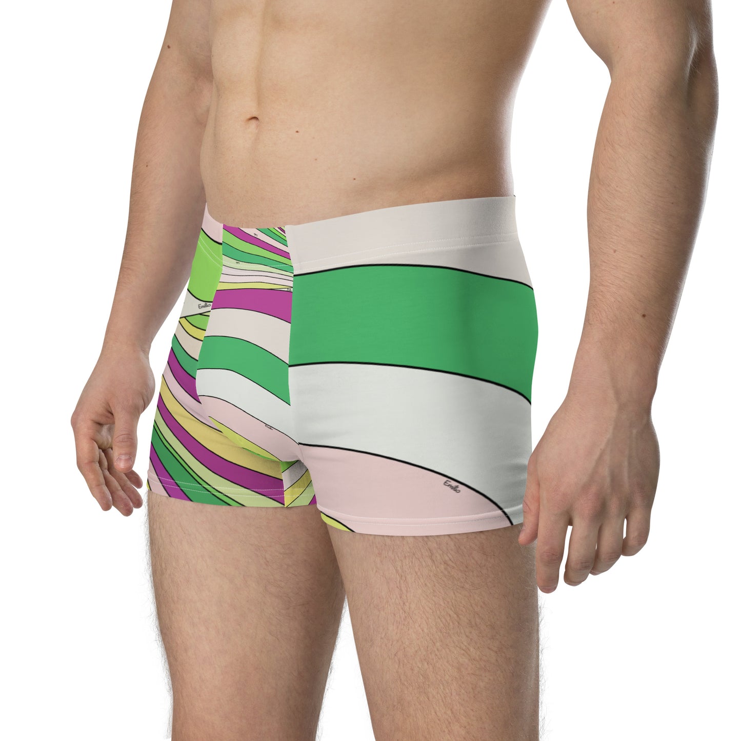 Boxer Briefs Underwear Braniff Pucci Design 1971 Mens