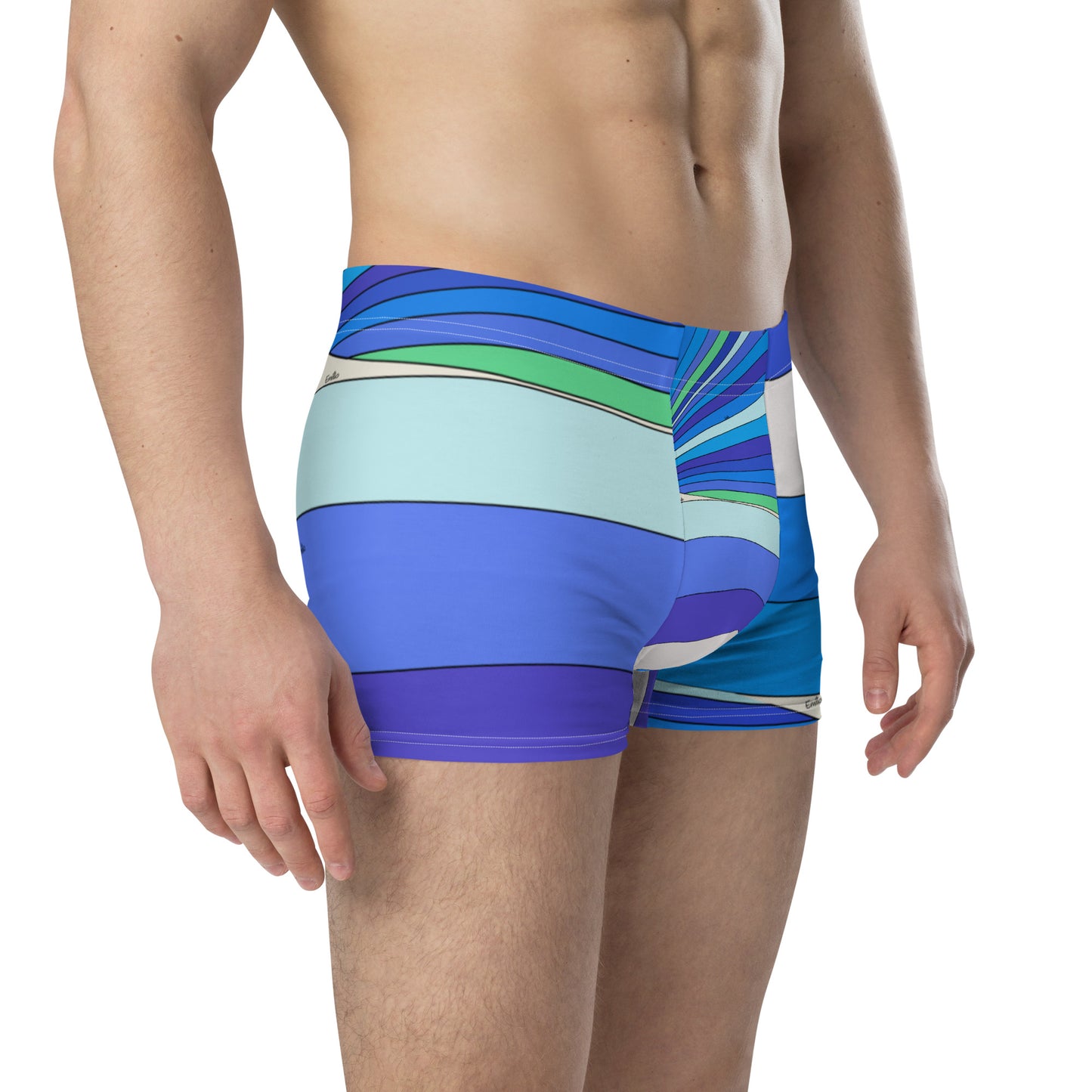 Boxer Briefs Underwear Braniff Pucci Design 1972 Mens