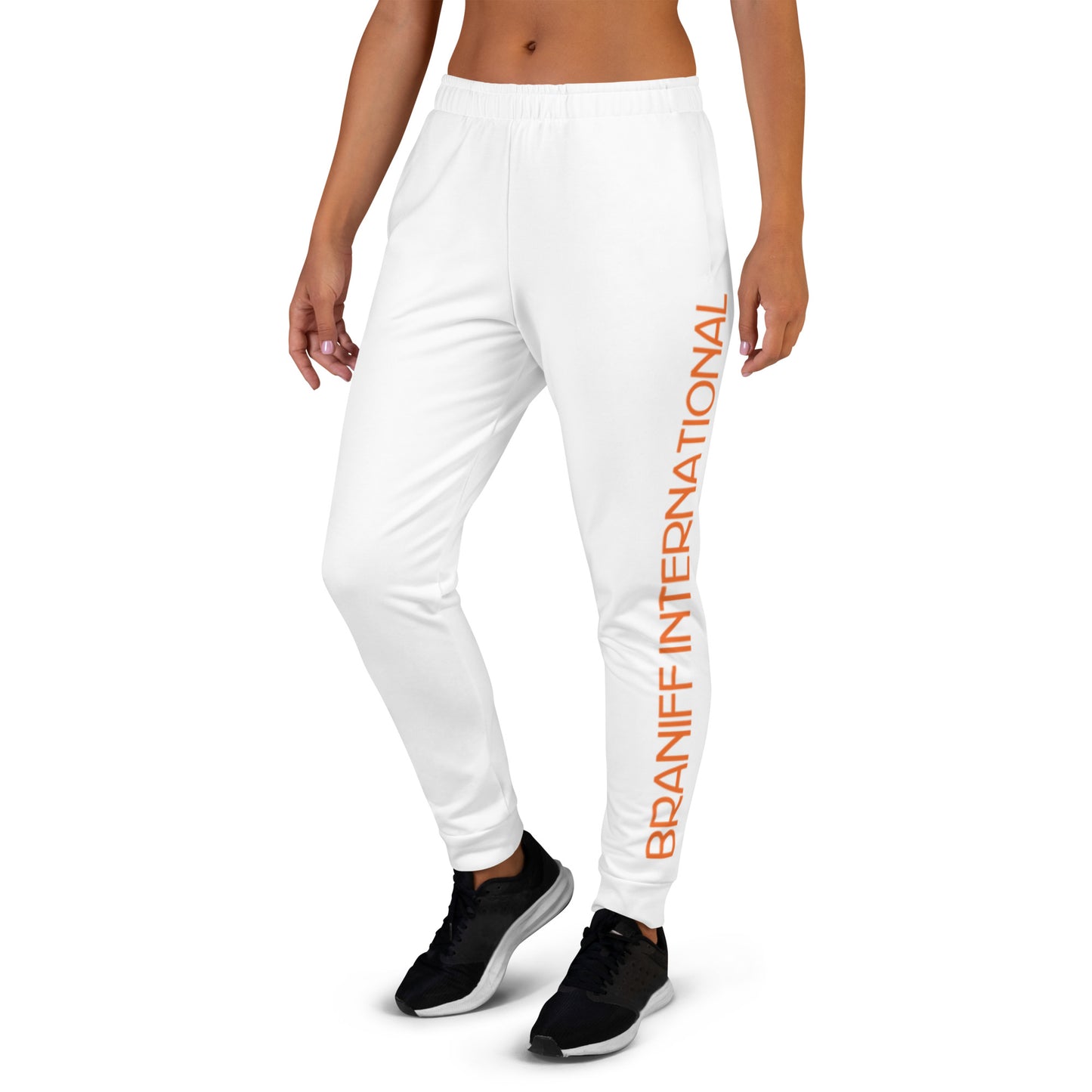 Braniff Joggers Women's Sweatpants Harper and George International Font 1969