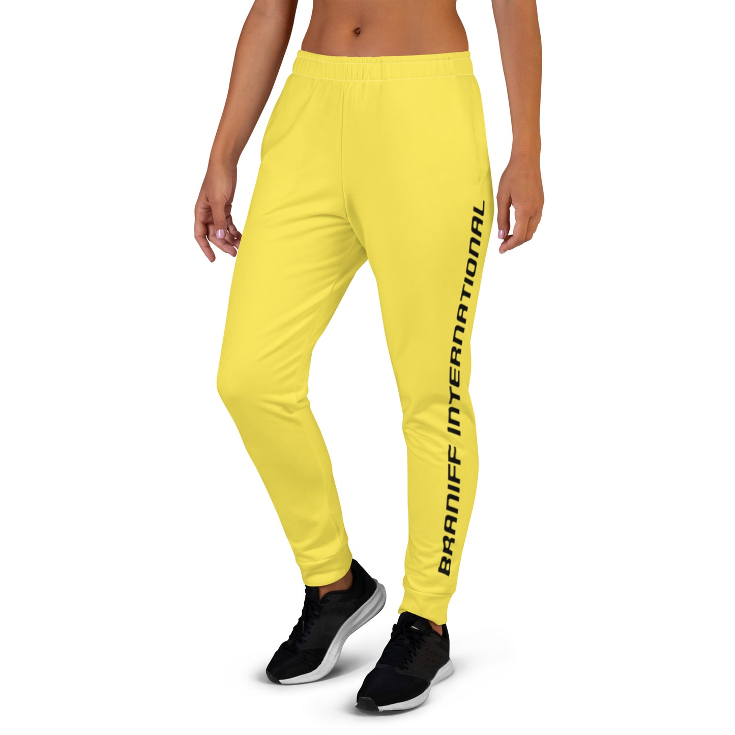 Braniff Joggers Women's Sweatpants Alexander Girard BI Logo 1965 EOTPP Panagra Yellow