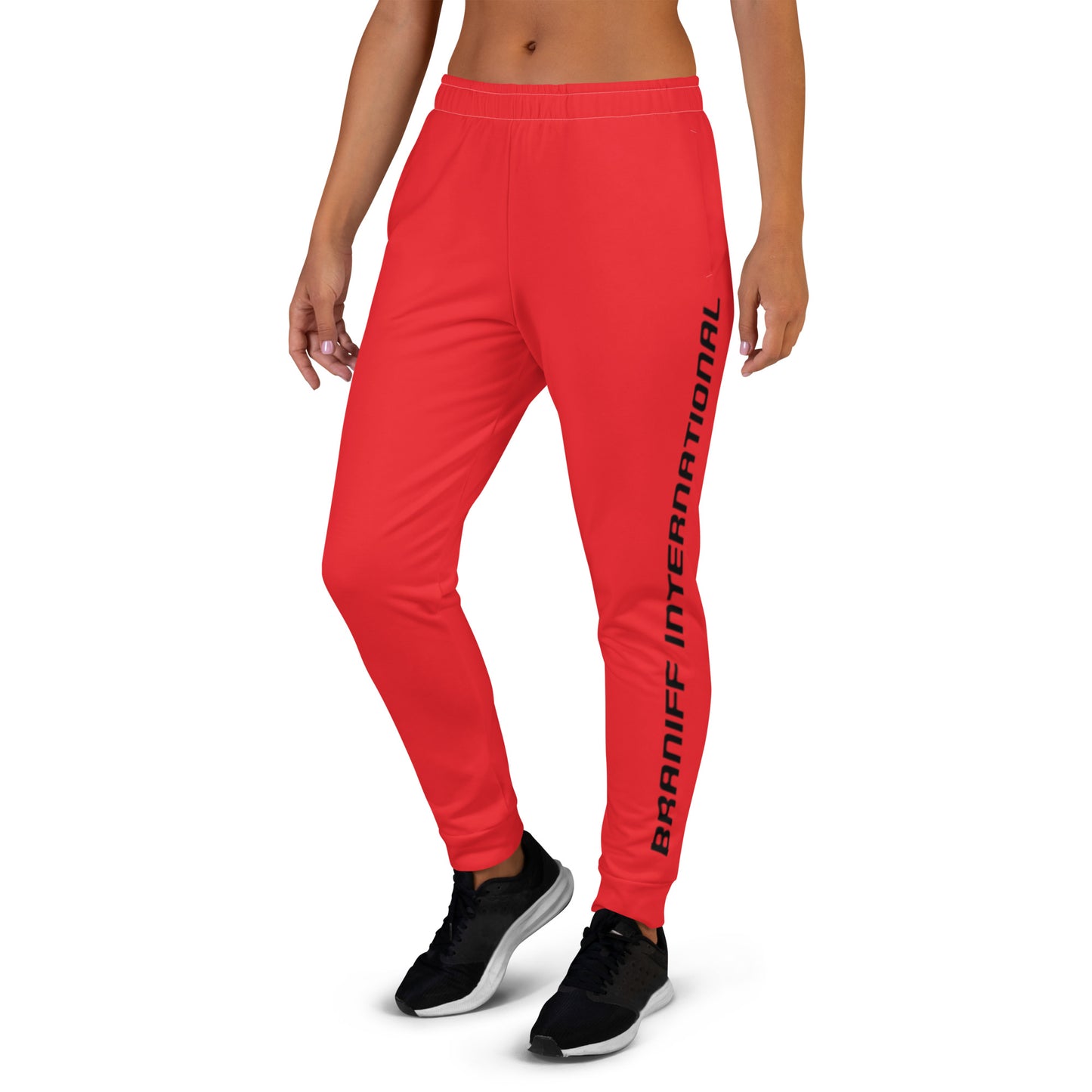 Braniff Joggers Women's Sweatpants Alexander Girard BI Logo 1965 EOTPP Red