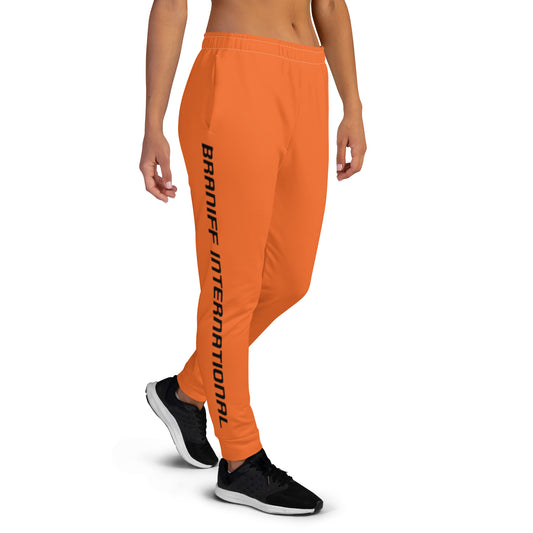 Braniff Joggers Women's Sweatpants Alexander Girard BI Logo 1965 EOTPP Orange