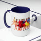 Coffee Mug 11 oz Braniff Air Strip I at 35000 Feet with Blue Interior