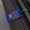 Braniff Ultra Space Jet Luggage Suitcase Tag Alexander Girard Braniff Design Bluebird of Happiness