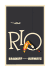 Braniff Rio Toucan Welcome to Brazil, 1959 [Graphite] - Premium Open Edition