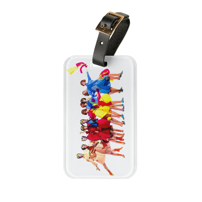 Luggage Tag Personalized Braniff Pucci Design Art Fashion Design Inflight Fashion Show