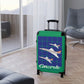 Braniff Ultra Space Jet Luggage Suitcase Concorde Green