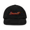 Hat Baseball Cap Corduroy Braniff Ultra Logo 1978 Four Colors Available
