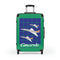 Braniff Ultra Space Jet Luggage Suitcase Concorde Green