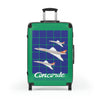 Braniff Ultra Space Jet Luggage Suitcase Concorde Green