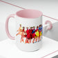 Coffee Mug 11 oz Braniff Air Strip I at 35000 Feet with Blue Interior