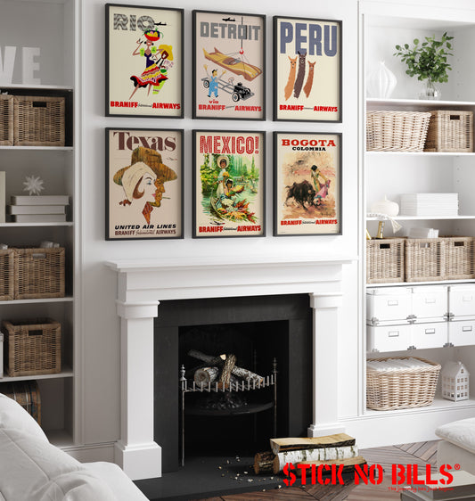 Texas, Braniff - United, 1960s [Couple] - Premium Open Edition