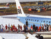 Jigsaw Puzzle Braniff International End of the Plain Plane Photo Shoot Dallas July 1965