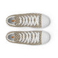 Sky High Top Men Canvas Shoes - H Design Men Shoes - Braniff Boutique