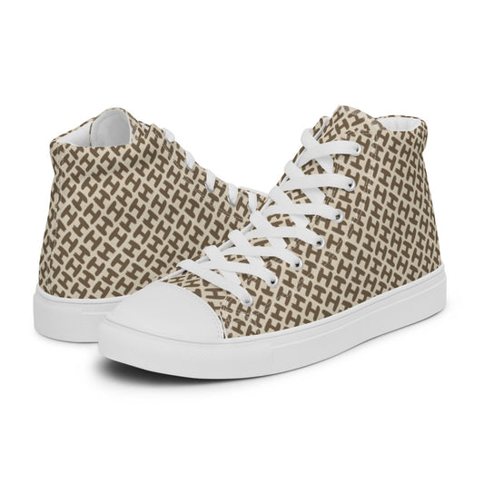 Sky High Top Men Canvas Shoes - H Design Men Shoes - Braniff Boutique