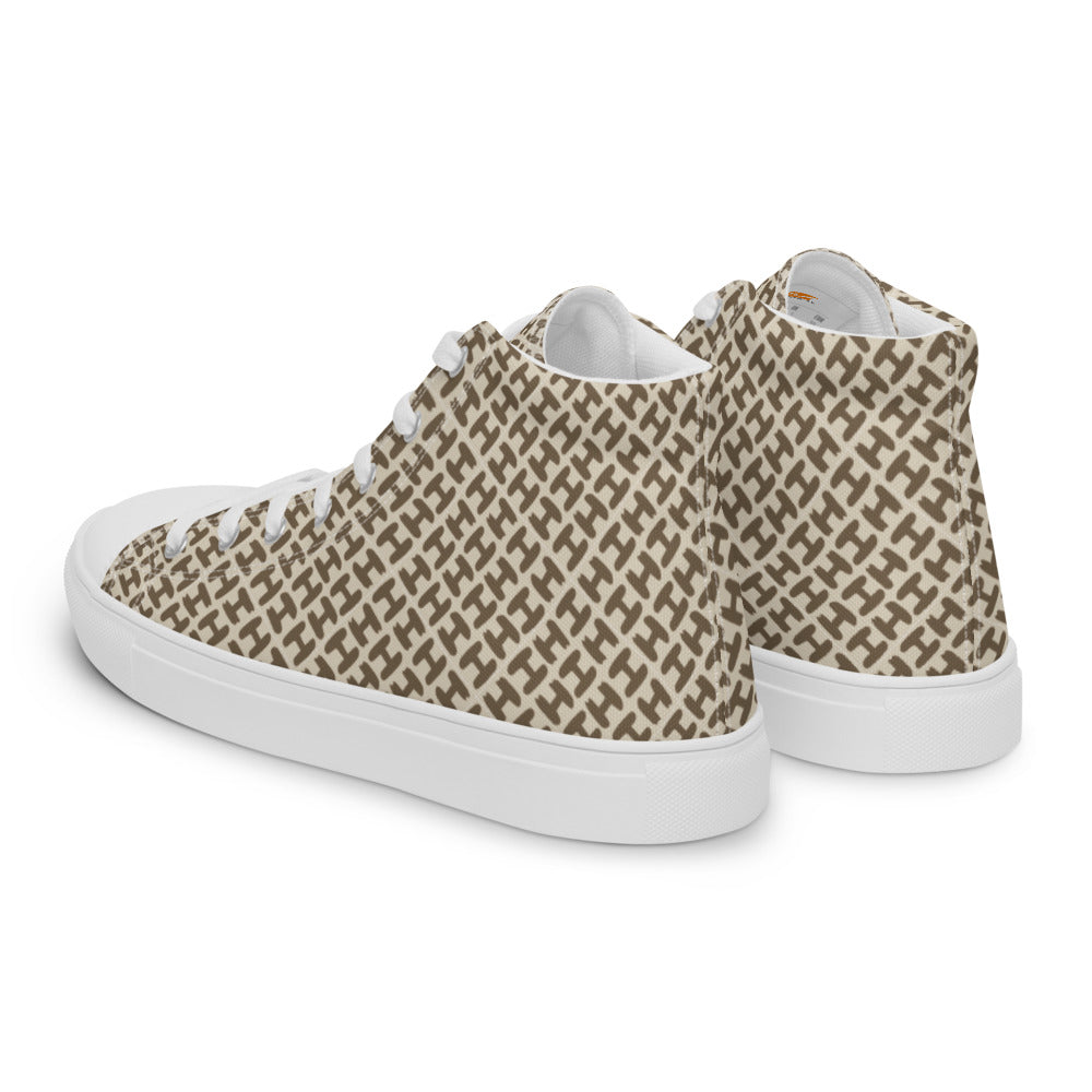 Sky High Top Men Canvas Shoes - H Design Men Shoes - Braniff Boutique